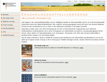 Tablet Screenshot of ernaehrungsvorsorge.de